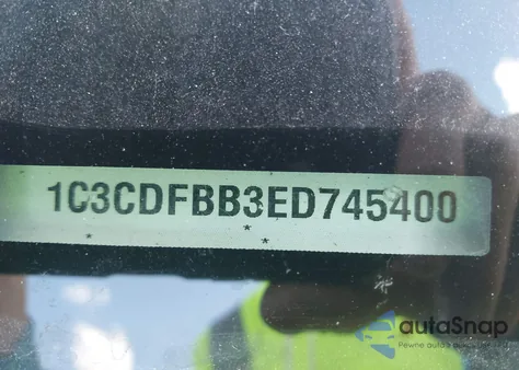 2014 Dodge Dart Sxt из США, поврежденный, VIN 1C3CDFBB3ED745400